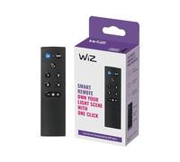 WiZ WiZmote - La télécommande sans fil pour un éclairage WiFi connecté intelligent. Contrôle facile pour l'éclairage intérieur de la maison, le salon, la chambre à coucher et la cuisine. Noir
