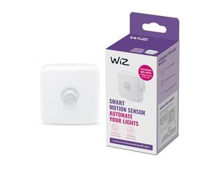 Wiz Smart Motion Sensor, Détecteur de Mouvement sans Fil (Piles incluses), Blanc, Détecte Les mouvements avec Une portée de 3m, Contrôle Les Ampoules et luminaires d'intérieurs Wiz