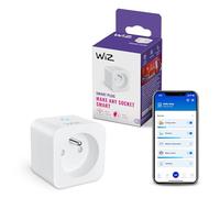 WiZ Smart Plug Wi-Fi, Type E, 230 V, 50 Hz, Installation Facile, Certifié Matter, Contrôles Intelligents, Commande Vocale, Compatible Alexa, Google Home et Apple Home, Pack de 1
