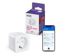 WiZ Smart Plug Wi-Fi, Type F, 230 V, 50 Hz, Installation Facile, Certifié Matter, Contrôles Intelligents, Commande Vocale, Compatible Alexa, Google Home et Apple Home, Pack de 1