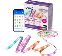 WiZ Smart Strip, Ruban LED Connecté, Lumière multicolore, Ruban Blanc, 5m | Bande LED RGB connectée, Détecteur de mouvement, Connexion Wi-Fi, Contrôle par la voix, App WiZ, Alexa, Google, Apple Homekit