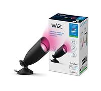 WiZ, spot extérieur Wi-Fi, couleur, IP67, fonctionne avec Alexa, Google Assistant et Apple HomeKit, noir, extension