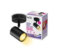WiZ Spot LED connecté Wi-Fi IMAGEO noir 1x5W, 2700-6500K, Nuances de Blanc, fonctionne avec Alexa, Google Assistant et Apple HomeKit