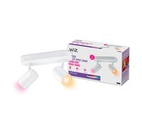 WiZ Spots Connecté Wi-Fi couleur IMAGEO 2x5W 2200-6500K, Blanc, fonctionne avec Alexa, Google Assistant et Apple HomeKit