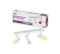 WiZ Spots LED connecté Wi-Fi IMAGEO blanc 3x5W, 2700-6500K, Nuances de Blanc, fonctionne avec Alexa, Google Assistant et Apple HomeKit