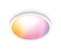 Wiz Plafonnier SuperSlim Wi‑Fi couleur, 32W, noir, compatible Alexa et Google Assistant