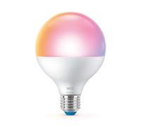 WiZ, ampoule connectée Wi-Fi couleur, équivalent 75W, format globe, culot E27, fonctionne avec Alexa, Google Assistant