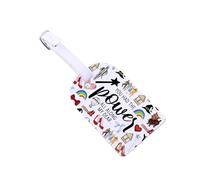 Wizard - Étiquettes de bagage pour valises « You Had The Power All Along My Dear », étiquettes de voyage de dessin animé (The Power LT)