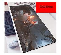 Wizard Game 900X400Mm De Monstre De Poche, Tapis De Souris Gaming De Précision Et De Rapidité avec Base De 3Mm D'É Paisseur, pour Ordinateurs Portables, Y