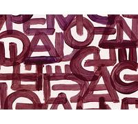 Wizard + Genius 5168-4V-1 Urban Cave Papier peint Rouge