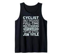 Wizard Job Title Quote - Funny Cyclist Débardeur