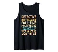 Wizard Job Title Quote - Funny Detective Débardeur