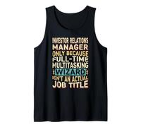 Wizard Job Title Quote - Funny Investor Relations Manager Débardeur