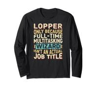 Wizard Job Title Quote - Funny Lopper Manche Longue