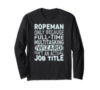 Wizard Job Title Quote - Funny Ropeman Manche Longue