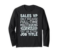 Wizard Job Title Quote - Funny Sales VP Manche Longue