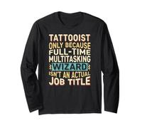 Wizard Job Title Quote - Funny Tattooist Manche Longue