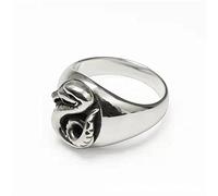 Wizard Magic School Malfoy Family Badge Snake Serpentard Cosplay Bague Unisexe Bijoux Bagues Cadeaux Accessoires