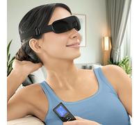 Wizard Research Masque chauffant électrique breveté original pour les yeux irrités, brûlants, graveleux, graveleux, secs, bouffants, larmoyants. Présenté sur CNN, CBS, FOX, vendu dans plus de 1000