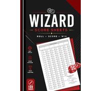 Wizard Score Sheets: Double-Sided Scorekeeping Book for Wizard Card Game (108 Pages, 6"x9")
