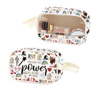 Wizard Trousse de maquillage transparente en cuir PU avec poignée Inscription You Had The Power All Along My Dear, Le Power Pu, Non