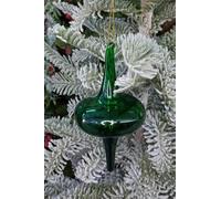 Wizardi Décoration de Noël en verre - Vert foncé F07M10-11