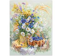 Wizardi Kit de broderie au point de croix compté - On the Forest Glade 510-230 Magic Needle