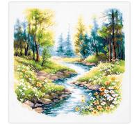 Wizardi Kit point de croix compté Sounds of Nature 70-12 Aiguille magique