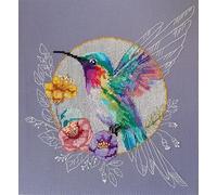 Wizardi Kit point de croix Oiseau de paradis AH-203 Abris Art