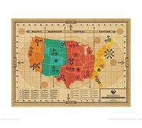 Wizarding World Fantastic Beasts (USA Spell Contraventions) 40 x 50 cm Toile Imprimée