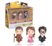 Wizarding World Harry Potter - 3 Figurines Bal de Noël Moments Magiques S4 - 3 Poupées Figurines Articulées - Figurine Harry Potter - Jouer et Exposer - Jouet Enfant 6 ans et +