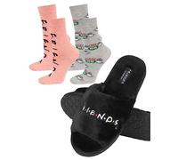 Wizarding World Harry Potter Friends Chaussons Femme Chausson Ete Confort Pantoufles 39/40 Friends Pantoufles + Chaussettes 2 Paires 35-40