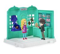 Wizarding World Harry Potter, Magical Minis, Boutique de bonbons Honeydukes avec 2 figurines exclusives et 5 accessoires, jouets pour enfants à partir de 6 ans