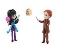 Wizarding World Harry Potter, Magical Minis, Coffret de figurines Cho Chang et George Weasley avec 2 accessoires, jouets pour enfants à partir de 6 ans