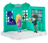 Wizarding World Harry Potter, Magical Minis Honeydukes Sweet Shop avec 2 Figurines Exclusives et 5 Accessoires, Jouets pour Enfants à partir de 6 Ans
