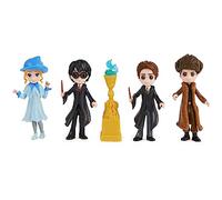 WIZARDING WORLD HARRY POTTER - MULTIPACK 4 FIGURINES CHAMPIONS TOURNOI DES 3 SORCIERS MAGICAL MINIS - 4 Poupées Articulées 8 cm Avec Accessoires À Collectionner - Jouet Enfant 5 ans