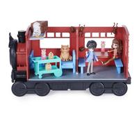 Wizarding World HARRY POTTER - POUDLARD EXPRESS MAGICAL MINIS - Train Poudlard Express Pour Aller À L'École Sorcellerie - 2 Figurines Exclusives Et 12 Accessoires - Jouet Enfant 6 ans et +