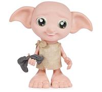 Wizarding World , Harry Potter Poupée elfe interactive magique Dobby de 21,6 cm avec chaussette et plus de 35 sons et phrases, jouets pour filles de 6 ans et plus (Spin Master 6069166)