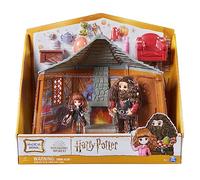 Wizarding World, Harry Potter - Set de jeu - Cabane de Hagrid, avec 2 figurines et 9 accessoires de poupées