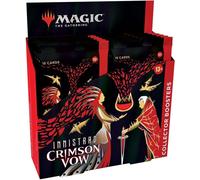 Wizards Of The Coast Collector Booster Display 12 Englisch Decks Innistrad Crimson Vow Magic Karten Sammelkarten Rot English Rot English