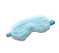 WIZBIOTECH Joli masque pour les yeux moelleux pour le sommeil, les voyages, respirant, masque pour les yeux, masque de sommeil pour enfants et adultes - Bleu