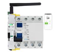WizElek Interrupteur Différentiel Wi-Fi 4P 63A 30mA type A Réarmement Auto