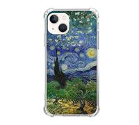 Wizeyake Van Gogh Paintings Coque de téléphone compatible avec iPhone 13, trois œuvres d'art de Van Gogh Art Trendy Cool Girl Boy Case pour iPhone 13, coque en silicone antichoc en TPU