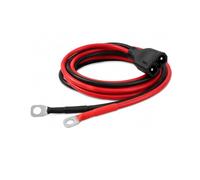 WizFluxMet Câble d'extension PPS compatible avec EcoFlow Delta 2/2 Max et Delta 3/3 Plus, câble adaptateur d'extension de batterie 50 A 8 AWG, transfert d'énergie bidirectionnel avec bornes à anneau