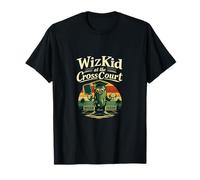 WizKid au Crosscourt Pickleball Retro Scholar Pickle T-Shirt