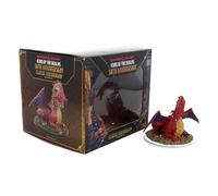 WizKids D&D Icônes of the Realms : 50e anniversaire - Dragon rouge classique miniature en boîte