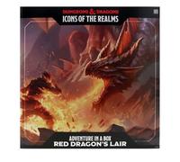 WizKids D&D Icons of The Realms : Adventure in a Box - Red Dragon's Lair | Dungeons and Dragons Miniatures | Coffret | Figurine de dragon
