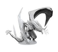 Wizkids D&d Nolzur´s Marvelous Miniatures Ancient Blue Dragon Unpainted Miniatures 20 Cm Argenté Enfants