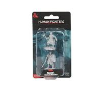 WizKids Pack miniatures D&D Nolzur's Marvelous Miniatures Human Fighters 2 pièces à peindre G