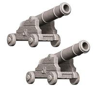 Wizkids Deep Cuts Unpainted Miniatures W9 Cannons
